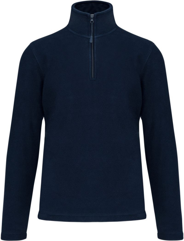 Enzo Microfleece-Pullover mit 1/4-Reißverschluss