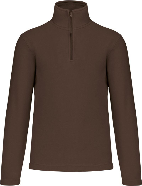 Enzo Microfleece-Pullover mit 1/4-Reißverschluss