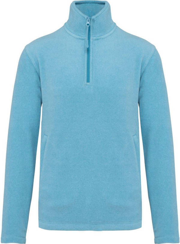 Enzo Microfleece-Pullover mit 1/4-Reißverschluss
