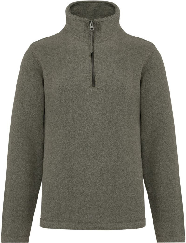 Enzo Microfleece-Pullover mit 1/4-Reißverschluss