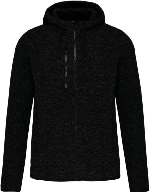 Melange Kariban ProAct Damen-Strickfleecejacke mit Kapuze - Reklamnepredmety