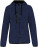 Melange Kariban ProAct Damen-Strickfleecejacke mit Kapuze - image-313433 - variant 