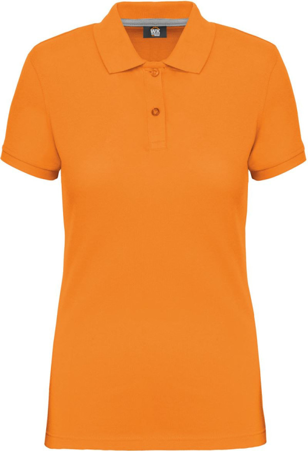 Arbeits-Piqué-Poloshirt für Damen aus schwerer Baumwolle