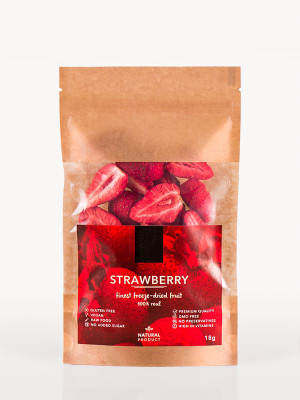 Gefriergetrocknete Erdbeeren 20g