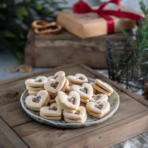 Glutenfreie Linzer Herzen, 300 g