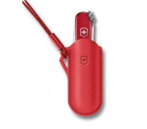 Victorinox Classic Colors - Lederetui - Style Icon - rot - Reklamnepredmety