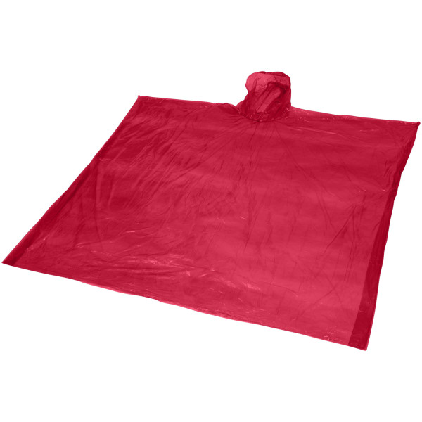 GRS recycelter Maya-Regenponcho mit Aufbewahrungstasche