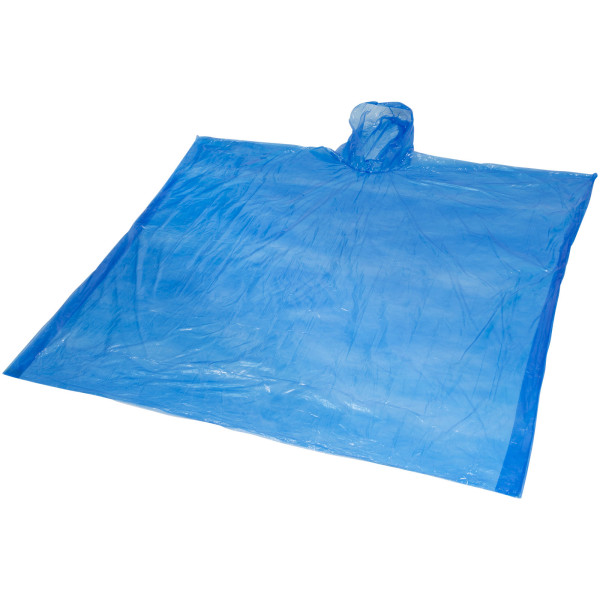 GRS recycelter Maya-Regenponcho mit Aufbewahrungstasche