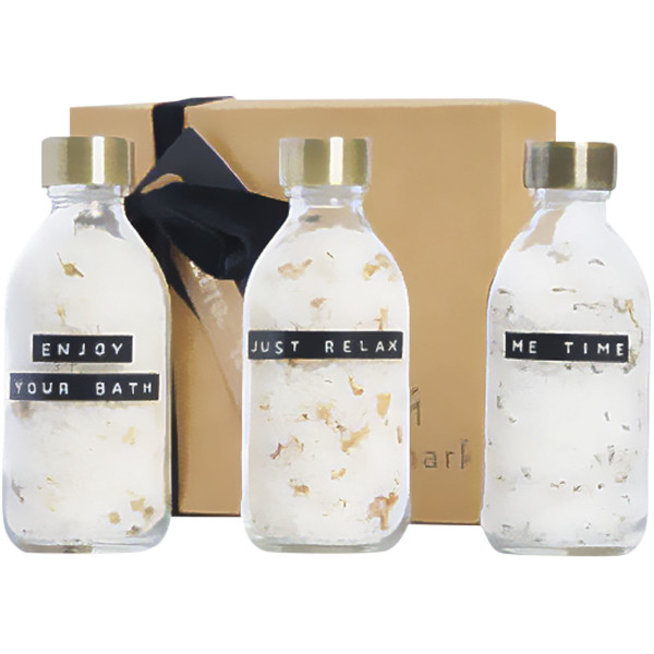 Wellmark Just Relax 3-teiliges Badesalz-Geschenkset 200 ml