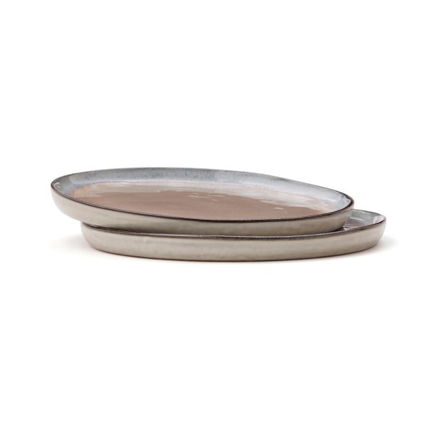 Nomimono 20cm Teller, 2er-Set, schwarz