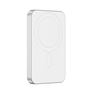 Urban Vitamin Richmond 5000mAh Powerbank aus RCS Plastik/Alu, silber - Reklamnepredmety