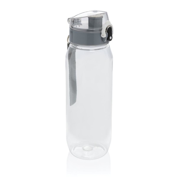 Yide verschließbare Wasserflasche aus RCS rec. PET, 800ml, grün