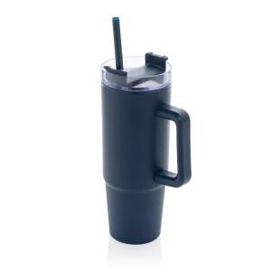 Tana Becher aus RCS recyceltem Kunststoff mit Griff 900ml, weiß - Reklamnepredmety
