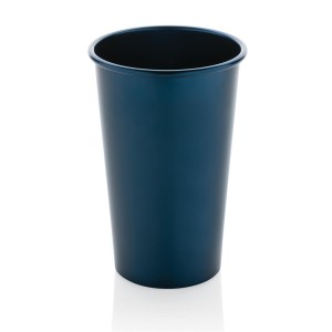 Alo Leight-Weight-Becher aus RCS recyceltem Aluminium 450ml, silber - Reklamnepredmety