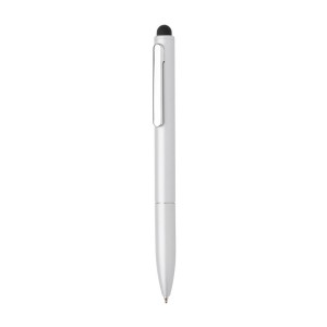 Kymi Stift mit Stylus aus RCS recyceltem Aluminum, Königsblau - Reklamnepredmety