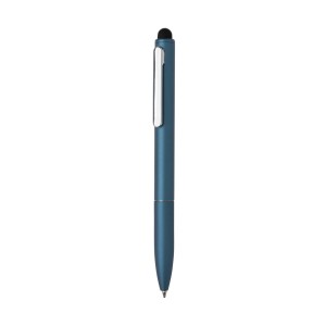 Kymi Stift mit Stylus aus RCS recyceltem Aluminum, Königsblau - Reklamnepredmety