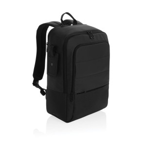 Armond AWARE™ RPET 15.6" Laptop-Rucksack, navy blau - Reklamnepredmety