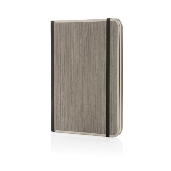 Treeline A5 Deluxe Notizbuch mit Holzeinband, braun