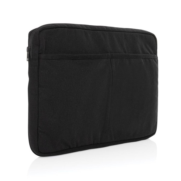 Laluka AWARE™ 15,6" Laptoptasche aus recycelter Baumwolle, anthrazit