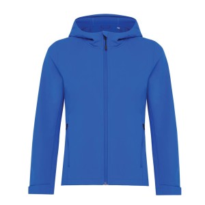 Iqoniq Makalu Damen Softshelljacke aus recyceltem Polyester, vulcano heather grey - Reklamnepredmety