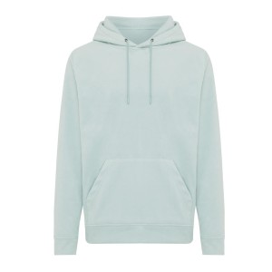 Iqoniq Trivor Mikrofleece-Kapuzenjacke aus recyc. Polyester, storm grey - Reklamnepredmety