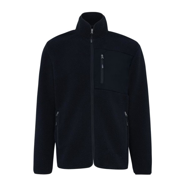 Iqoniq Diran Fleecejacke aus recyceltem Polyesterflor, neutral