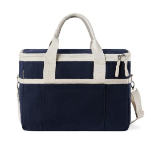 VINGA Volonne AWARE™ Kühlkorb aus recyceltem Canvas, navy blau - Reklamnepredmety