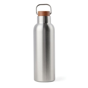 VINGA Ciro RCS recycelte Vakuumflasche 800ml, grau - Reklamnepredmety
