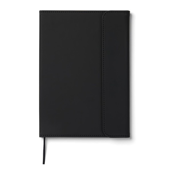 VINGA Baltimore GRS-zertifiziertes Papier & PU-Notizbuch, greige