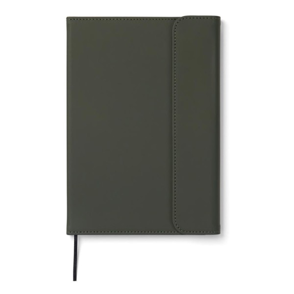 VINGA Baltimore GRS-zertifiziertes Papier & PU-Notizbuch, greige