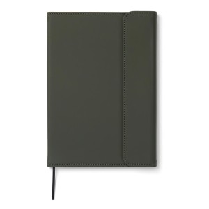 VINGA Baltimore GRS-zertifiziertes Papier & PU-Notizbuch, greige - Reklamnepredmety