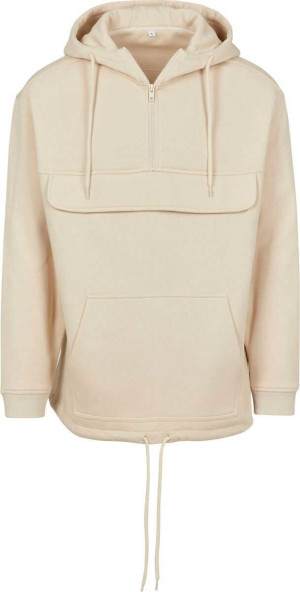Sweatshirt mit Kapuze und 1/4-Reißverschluss BY 098 - Reklamnepredmety
