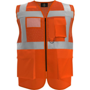 Hi-Vis Multifunktionsweste - Reklamnepredmety