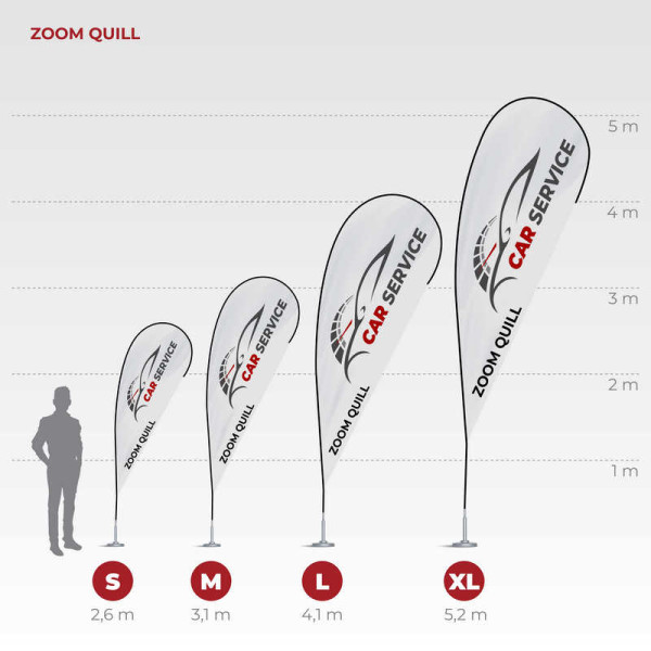 Beachflag Quill Outdoor-Flagge
