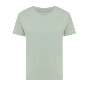 Iqoniq Yala Damen T-Shirt aus recycelter Baumwolle, ungefärbte helles Grau - Reklamnepredmety