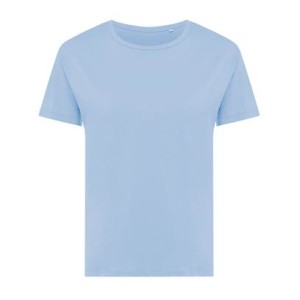 Iqoniq Yala Damen T-Shirt aus recycelter Baumwolle, ungefärbte helles Grau - Reklamnepredmety