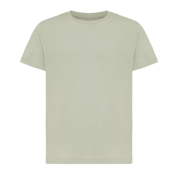 Iqoniq Koli Kids T-Shirt aus recycelter Baumwolle, ungefärbte helles Grau