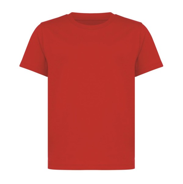 Iqoniq Koli Kids T-Shirt aus recycelter Baumwolle, ungefärbte helles Grau