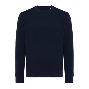 Iqoniq Etosha Lightweight Sweater aus recycelter Baumwolle, ungefärbte helles Anthrazit - Reklamnepredmety