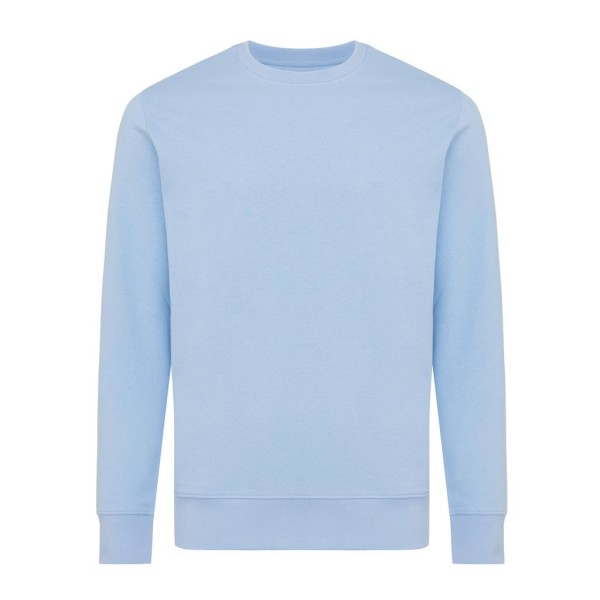 Iqoniq Etosha Lightweight Sweater aus recycelter Baumwolle, ungefärbte helles Anthrazit