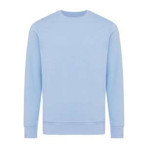 Iqoniq Etosha Lightweight Sweater aus recycelter Baumwolle, ungefärbte helles Anthrazit - Reklamnepredmety