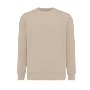Iqoniq Etosha Lightweight Sweater aus recycelter Baumwolle, ungefärbte helles Anthrazit - Reklamnepredmety