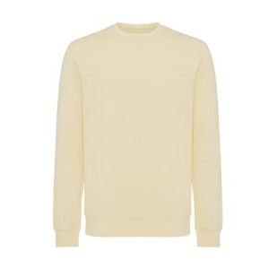 Iqoniq Etosha Lightweight Sweater aus recycelter Baumwolle, ungefärbte helles Anthrazit - Reklamnepredmety
