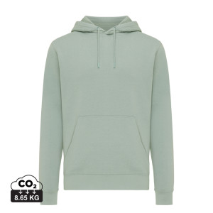 Iqoniq Rila Lightweight Hoodie aus recycelter Baumwolle, ungefärbte helles Grau - Reklamnepredmety
