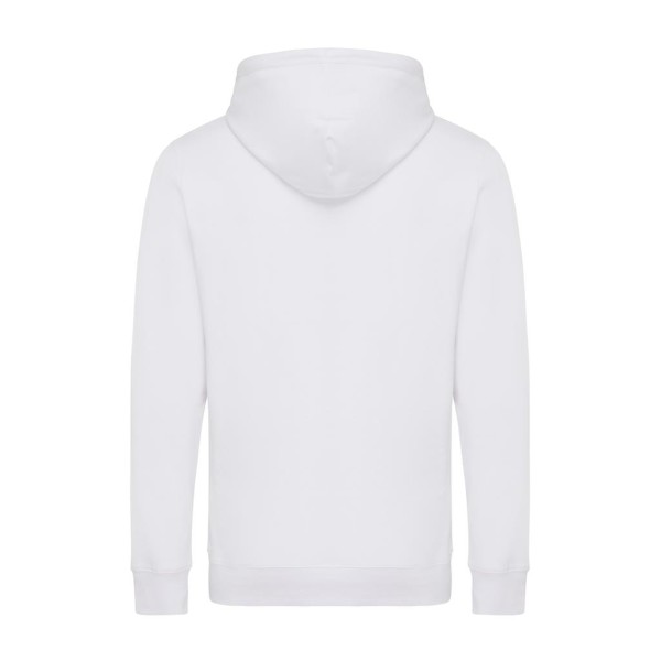 Iqoniq Rila Lightweight Hoodie aus recycelter Baumwolle, ungefärbte helles Grau