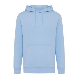 Iqoniq Rila Lightweight Hoodie aus recycelter Baumwolle, ungefärbte helles Grau - Reklamnepredmety