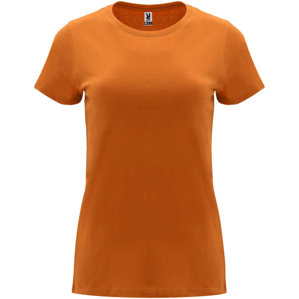 Capri-Damen-Kurzarm-T-Shirt
