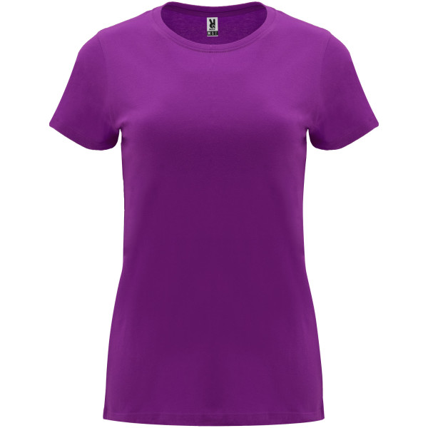 Capri-Damen-Kurzarm-T-Shirt