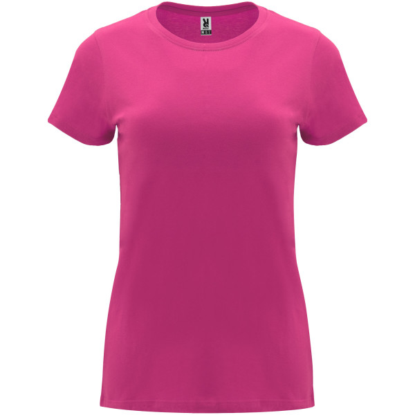 Capri-Damen-Kurzarm-T-Shirt