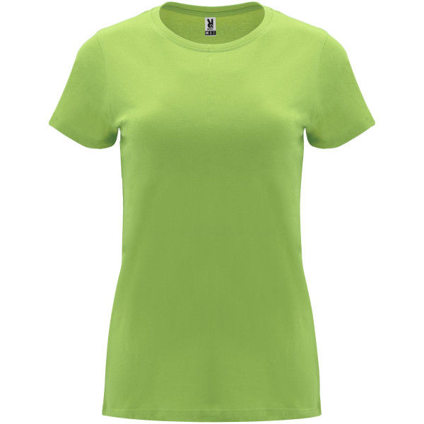 Capri-Damen-Kurzarm-T-Shirt